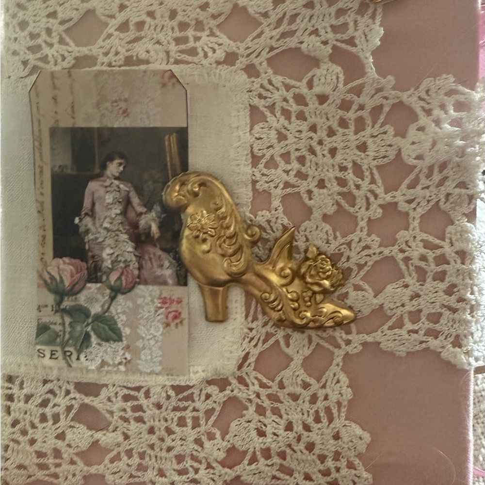 Vintage handmade junk journal.
